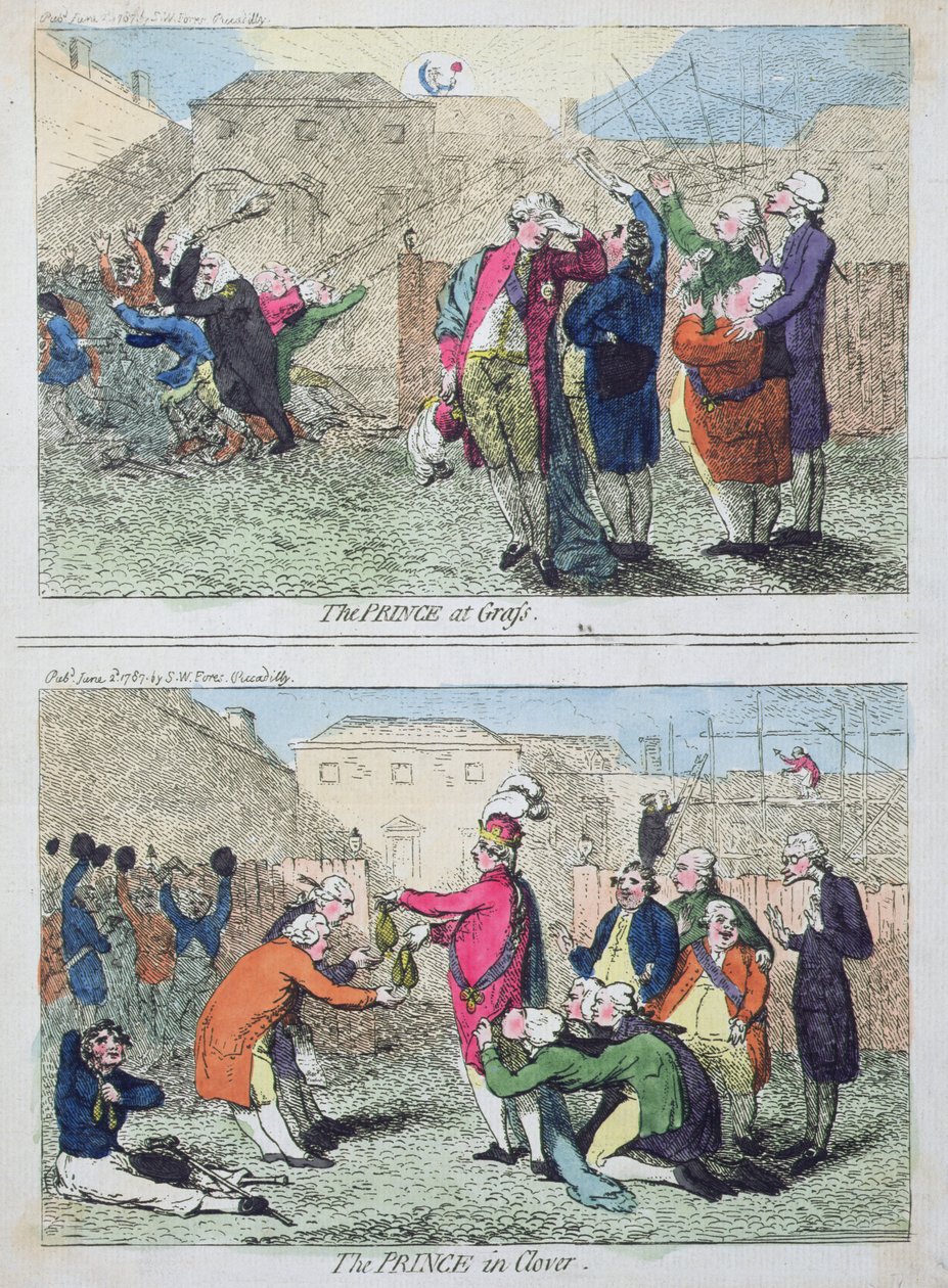 The Prince at Grass ve The Prince in Clover, S.W. 1787