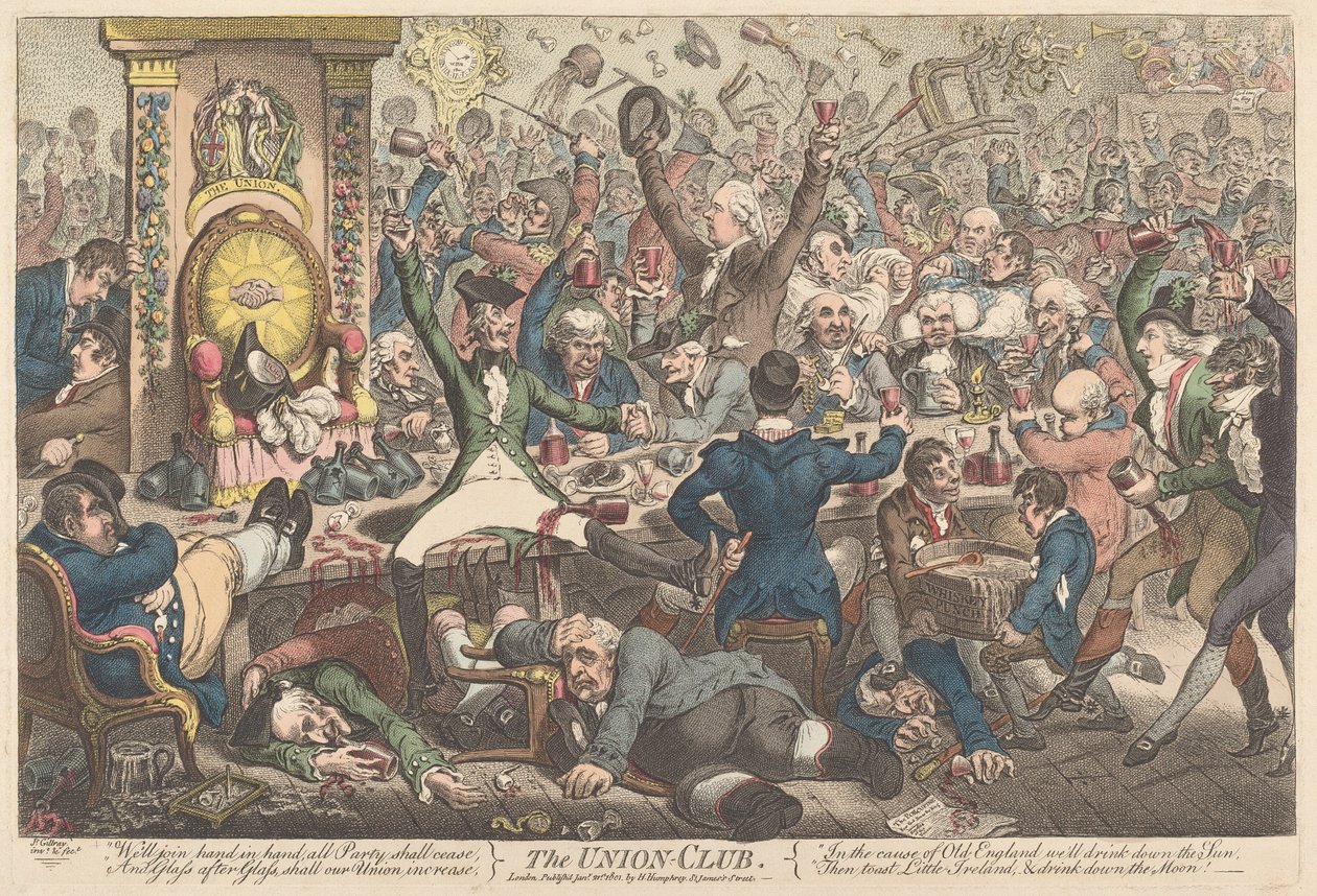 Birlik Kulübü by James Gillray