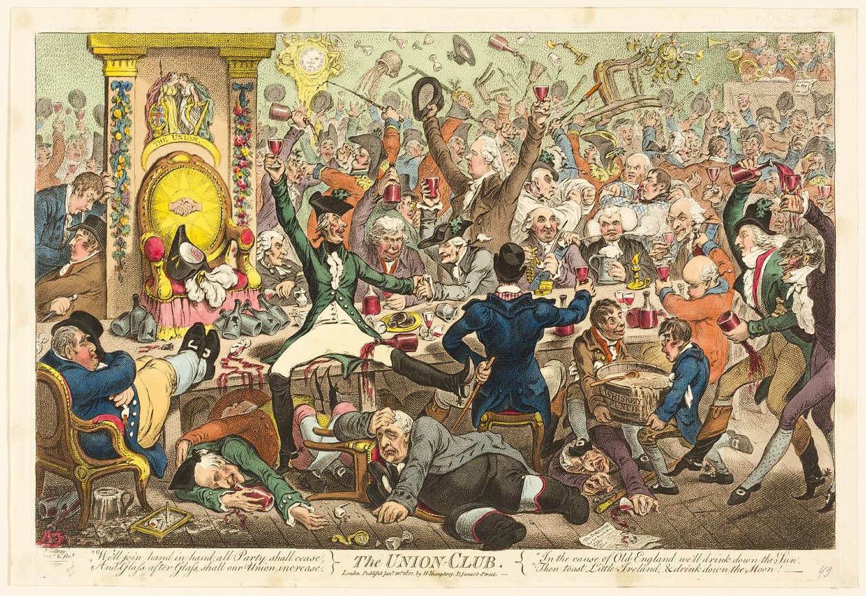 Birlik Kulübü by James Gillray