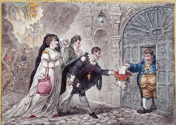 Teatral Mendicants rahatladı, 1809