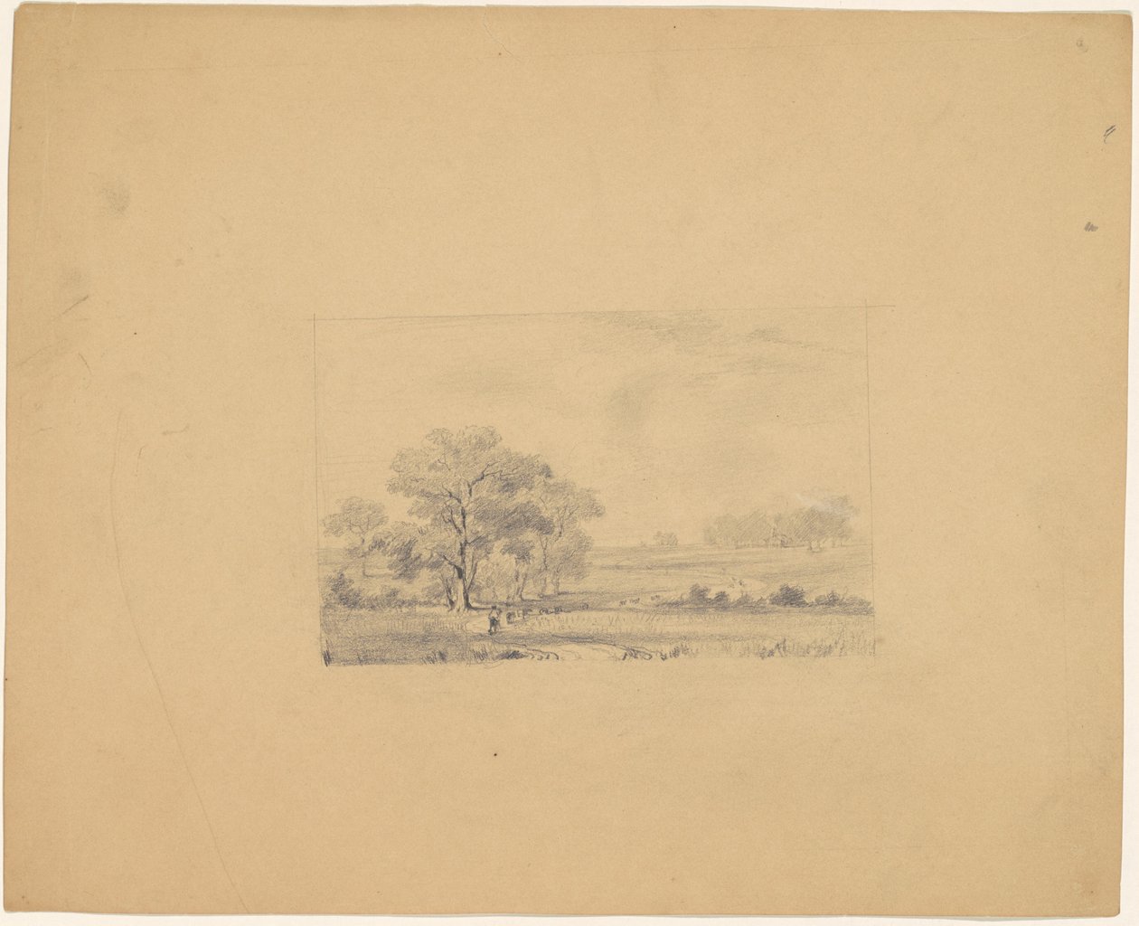 pastoral manzara by James Goodwyn Clonney