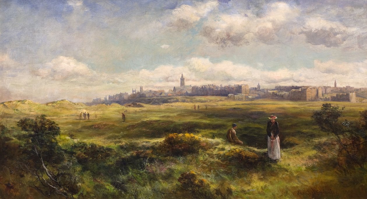 Golf Sahasından St Andrews by James Gustavus Hope Spindler