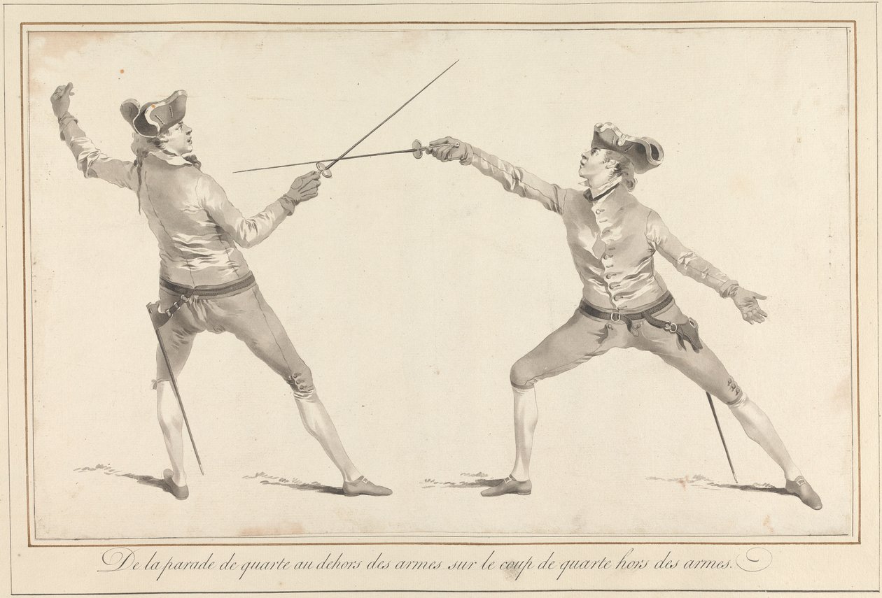 Quarte Parry Out of Arms'tan Quarte Blow Out of Arms'a by James Gwin