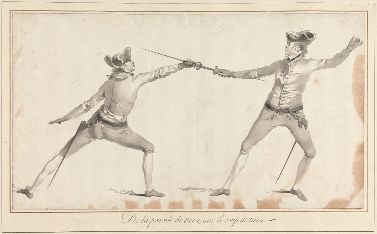 Tierce Parry'sinden, Coup de Tierce'de by James Gwin
