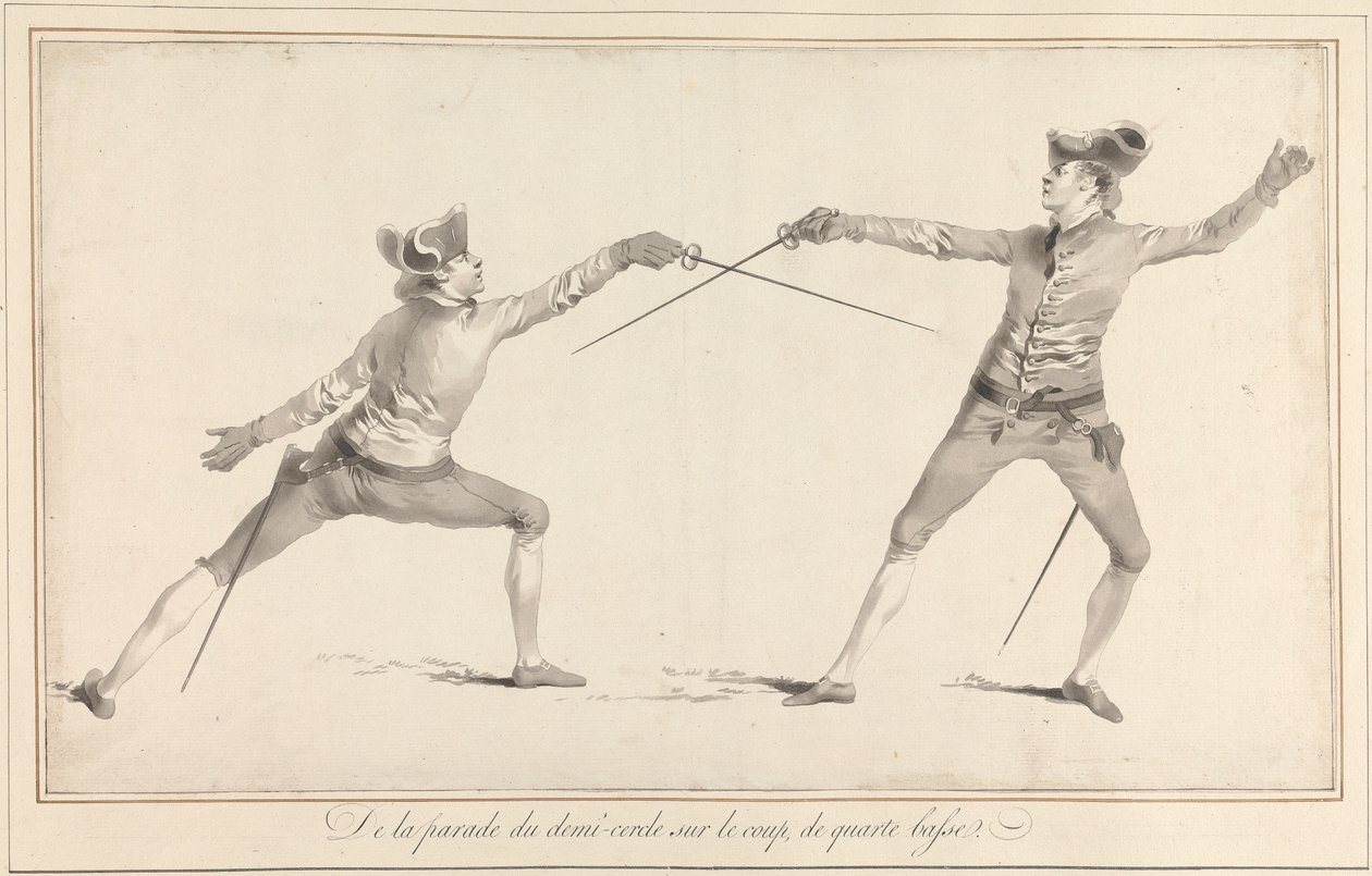 Darbede Yarı Çemberin Parry'sinden, Quarte Basse'den by James Gwin