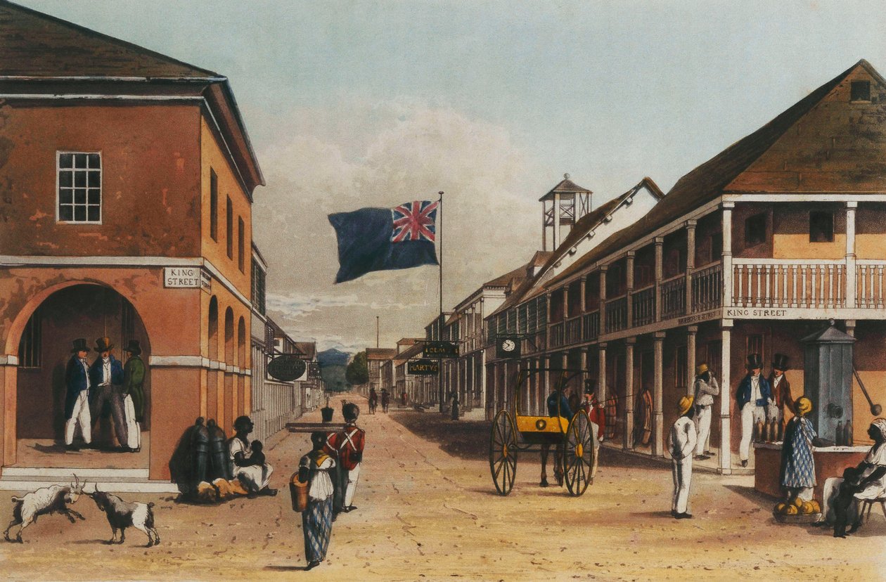1820 ve 1821, 1820-21 yıllarında yapılan çizimlerden Jamaika Adasının Pitoresk Turu by James Hakewill