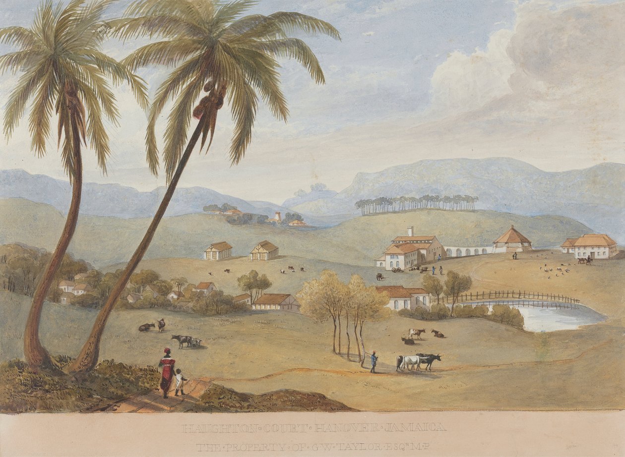 Haughton Court, Hannover, Jamaika [Biri] by James Hakewill