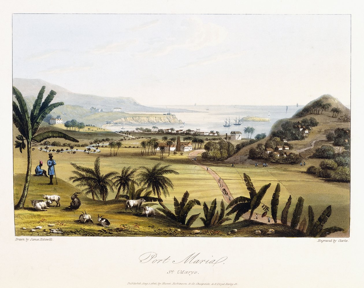 Port Marial: St. Mary"s, 1825 by James Hakewill