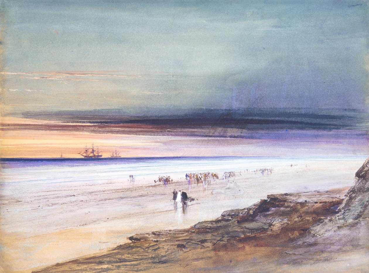 Sahil Sahnesi, c.1865 by James Hamilton
