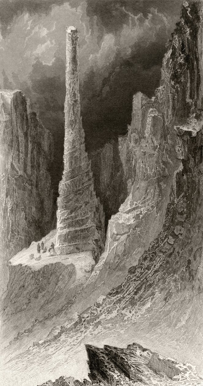 Tennyson Anıtı, J. McGoffin tarafından 