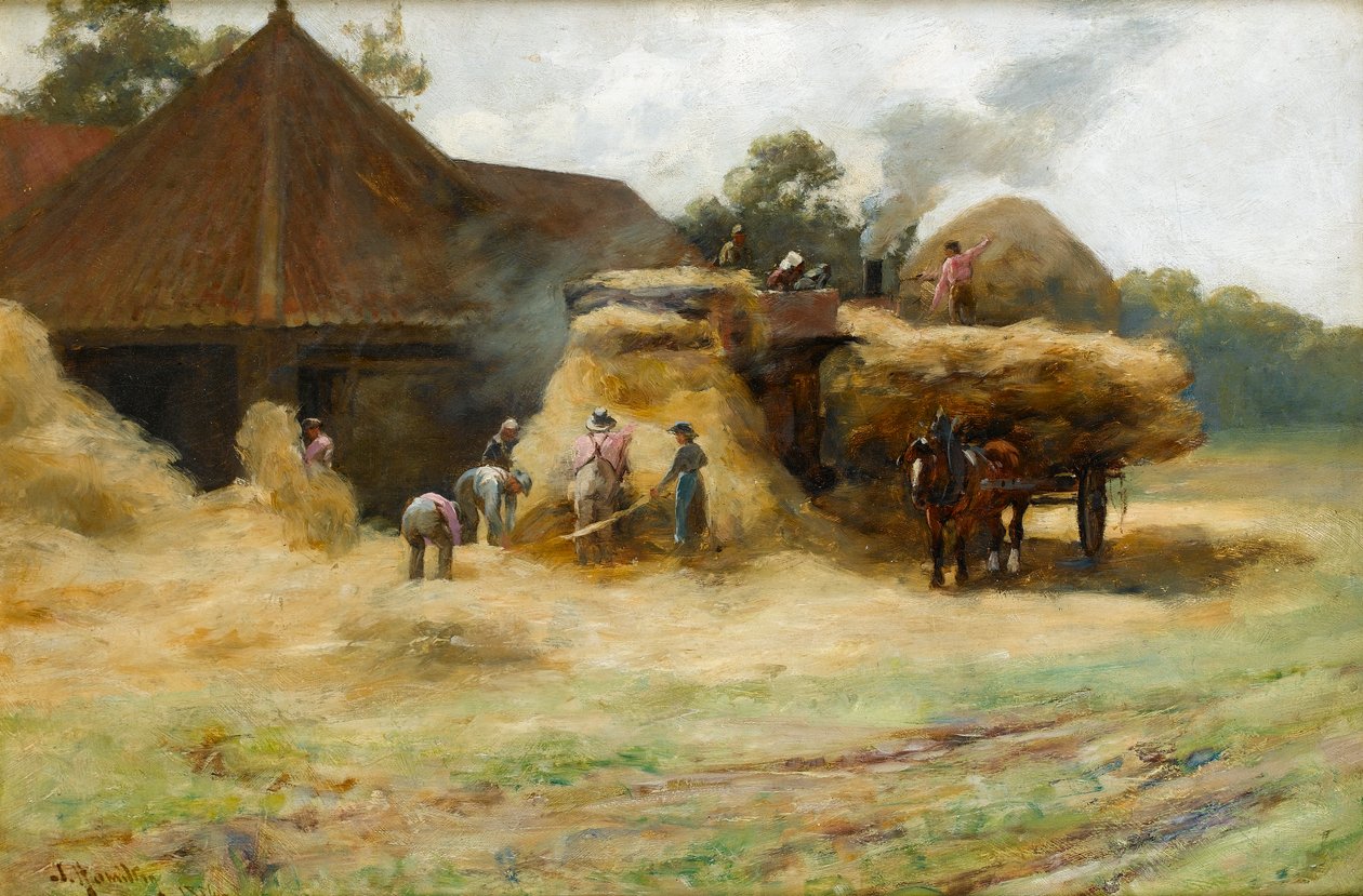 Harman, İskoç Çiftliği, 1884 by James Hamilton