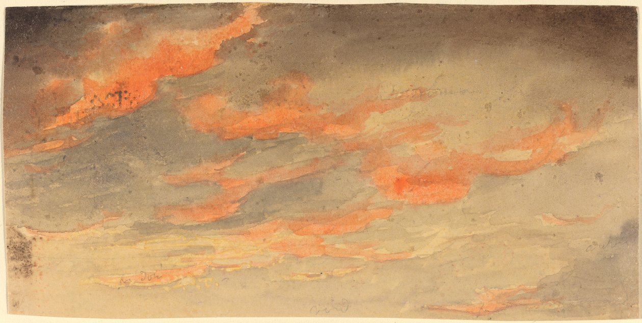 Gün batımında bulutlar by James Hamilton Shegogue