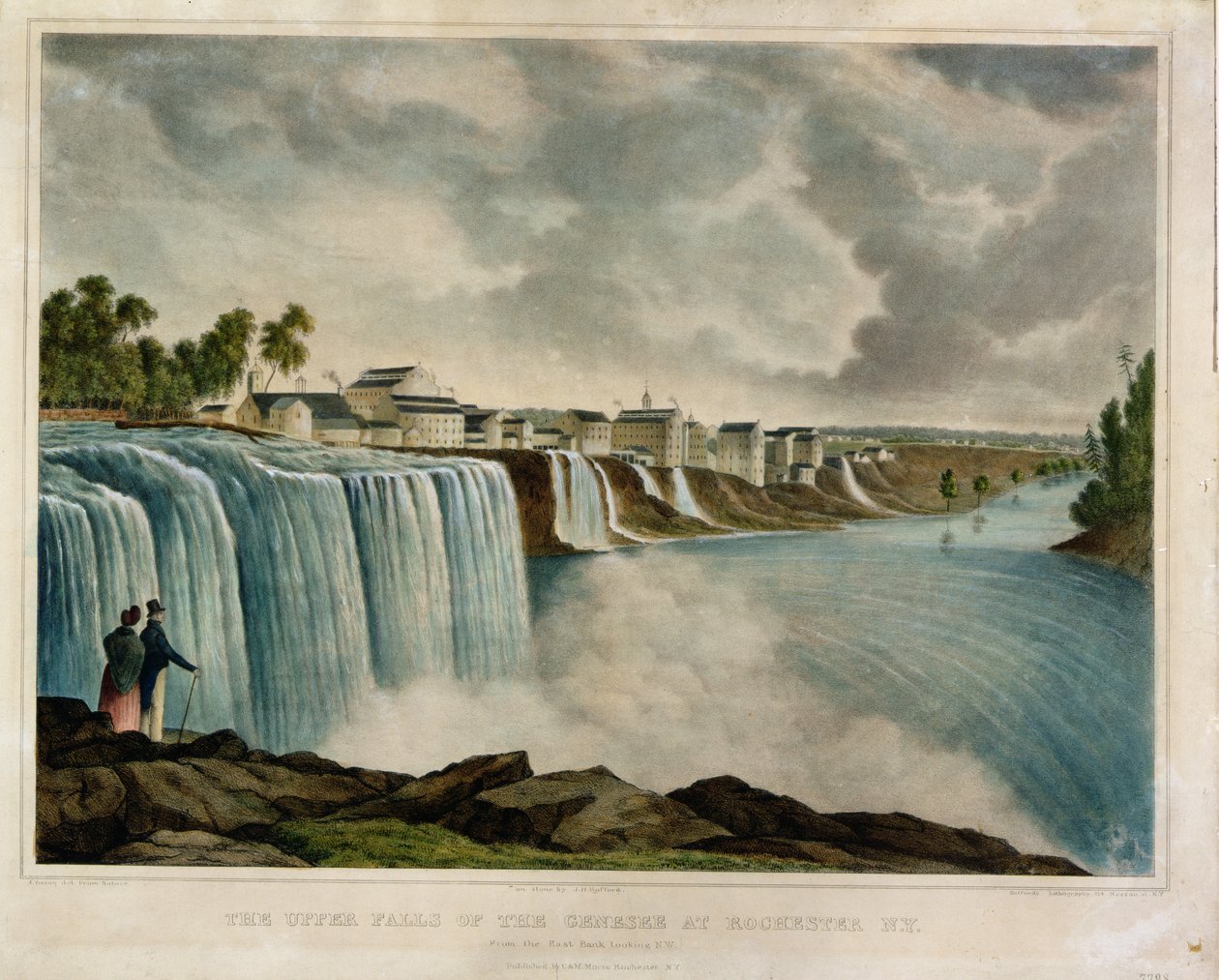 J. Bufford (1810-70) tarafından oyulmuş Rochester, New York