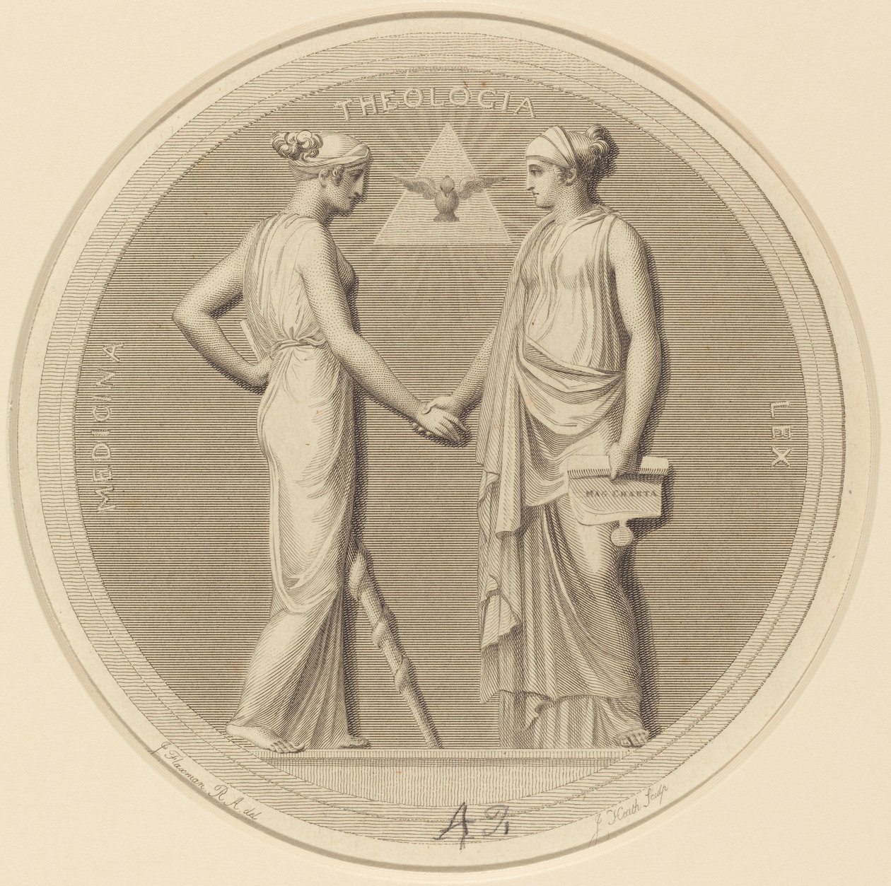 Tıp - İlahiyat - Lex by James Heath after John Flaxman