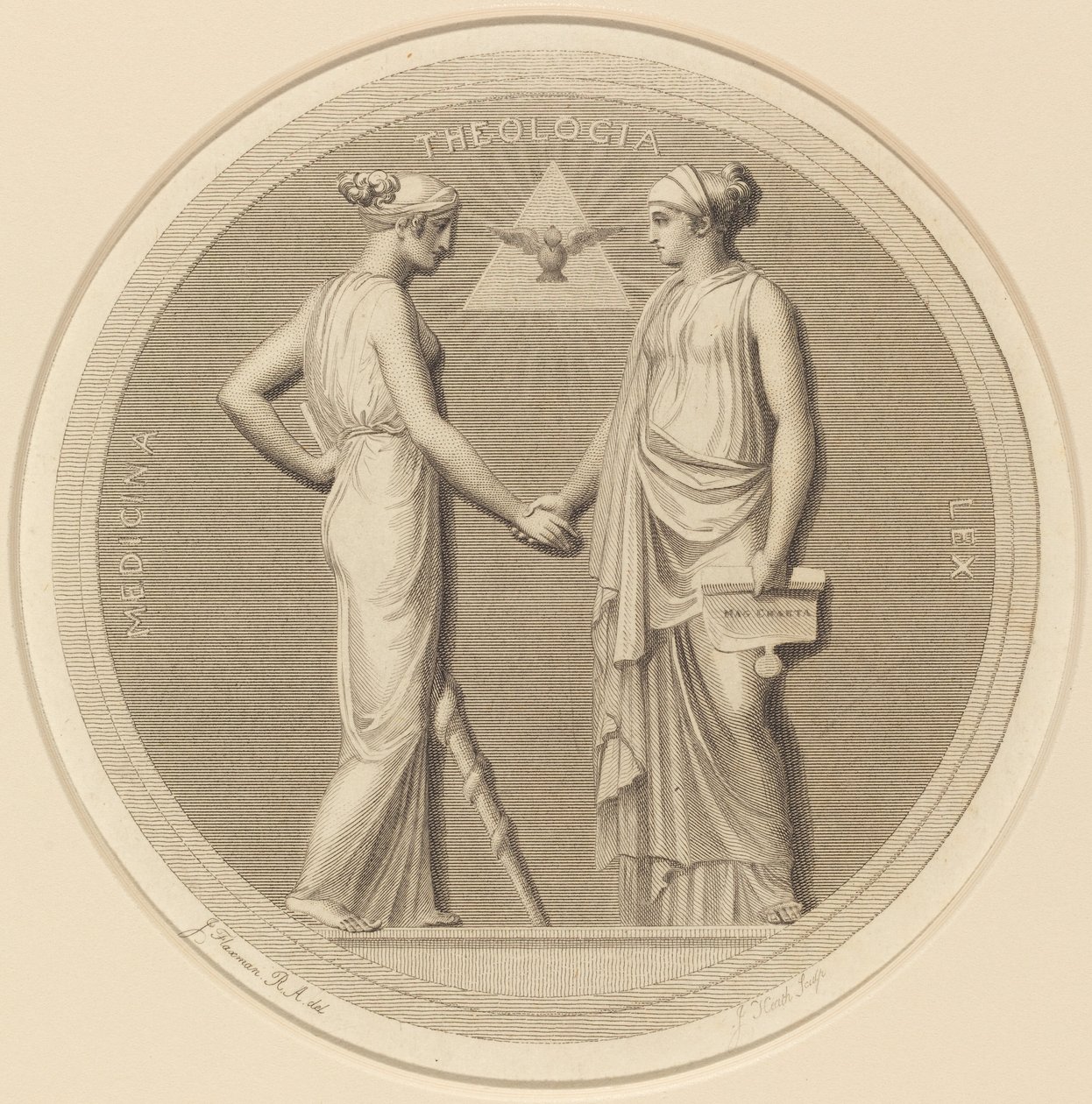 Tıp - İlahiyat - Lex by James Heath after John Flaxman