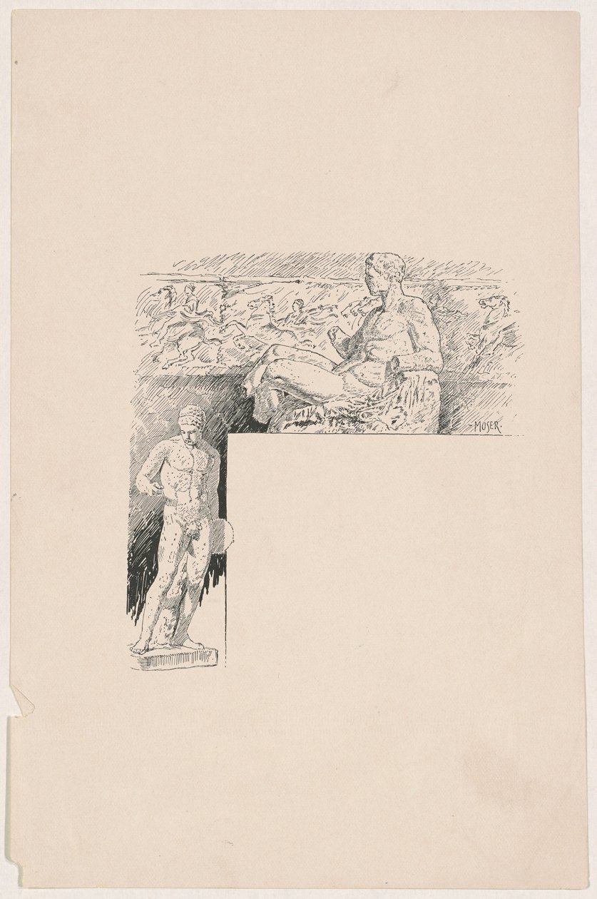 Antik Heykelden Oyuncular: Parthenon by James Henry Moser