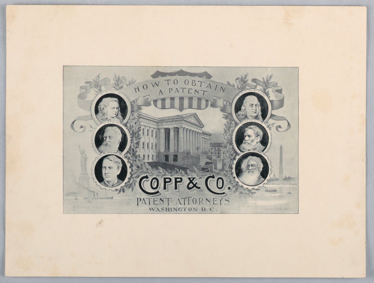 Yarım Tonlu Gravür: Bir Patent Nasıl Elde Edilir, Copp & Co. Patent Vekilleri, Washington, D.C. by James Henry Moser