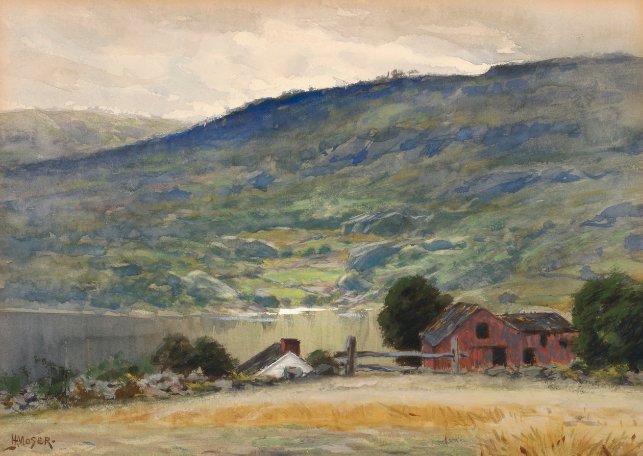 Tepe ve Göl, 19. yüzyılın sonu - 20. yüzyılın başı. by James Henry Moser