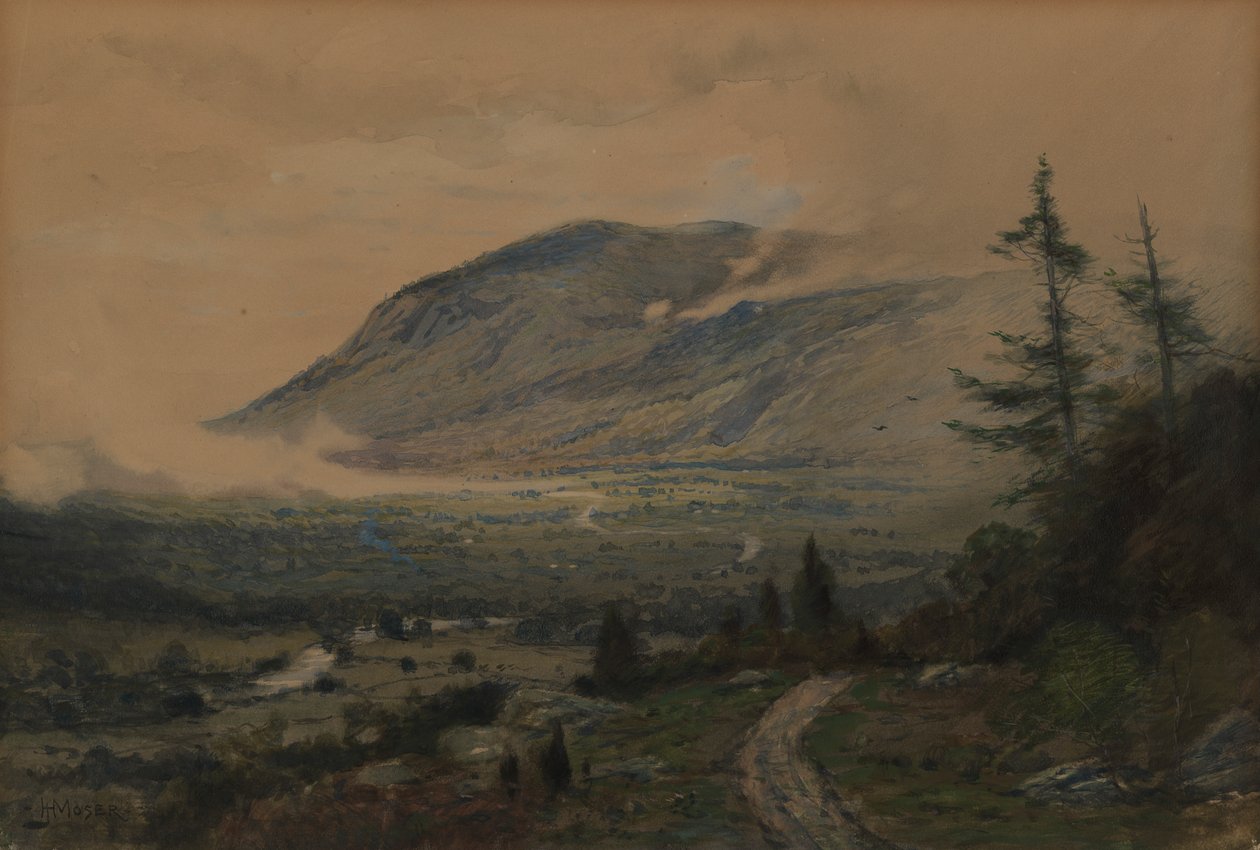 Dağ ve Vadi, 1893. by James Henry Moser