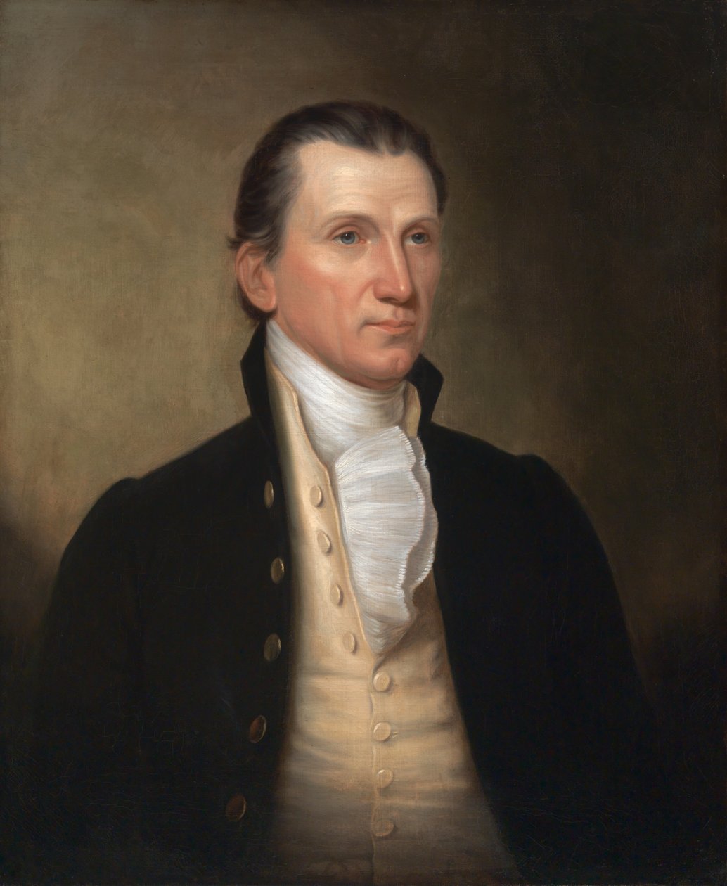 James Monroe (1758-1831), c.1834 (tuval üzerine yağlıboya) by James Herring