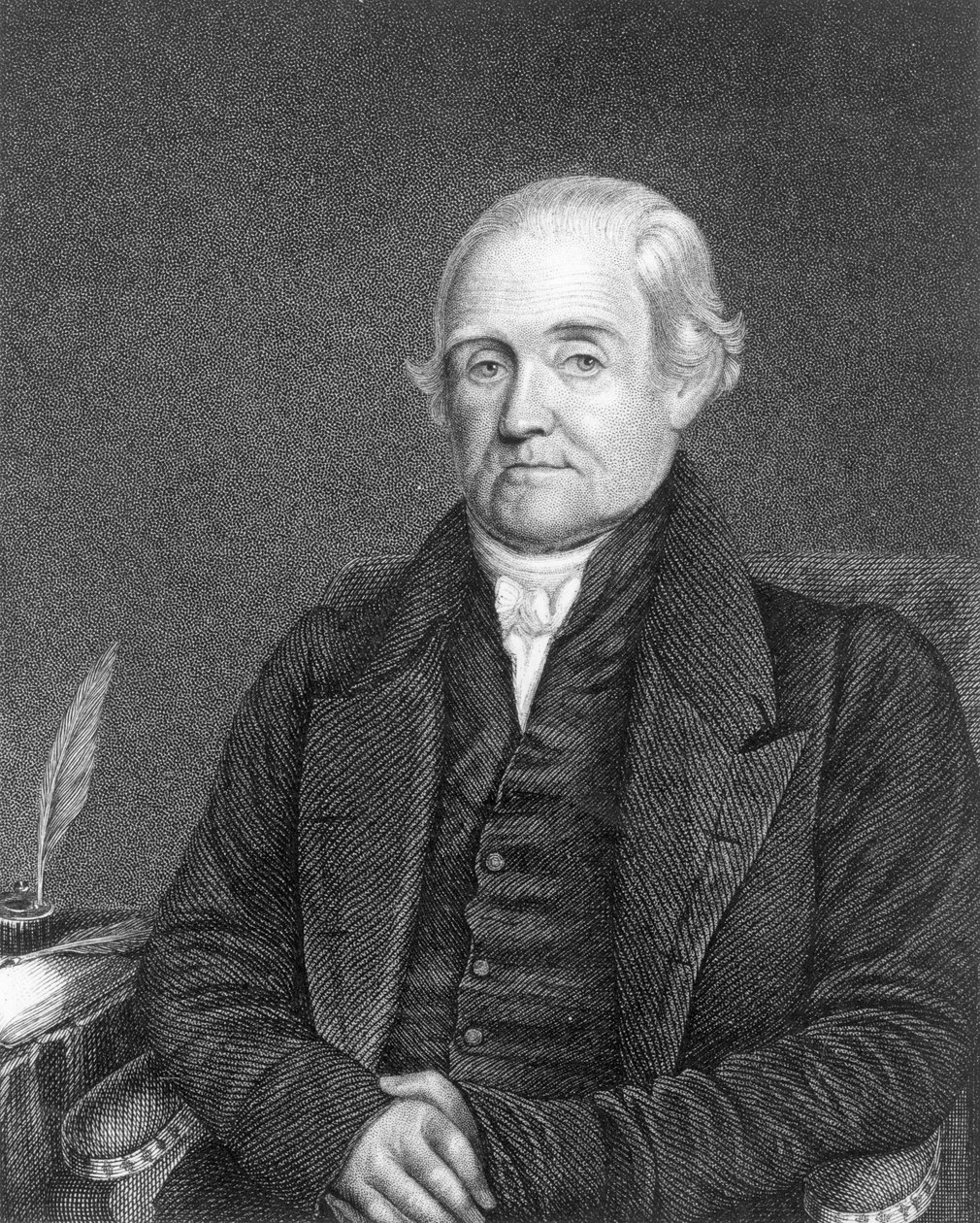 Noah Webster (1758-1843), G. Parker tarafından oyulmuş by James Herring