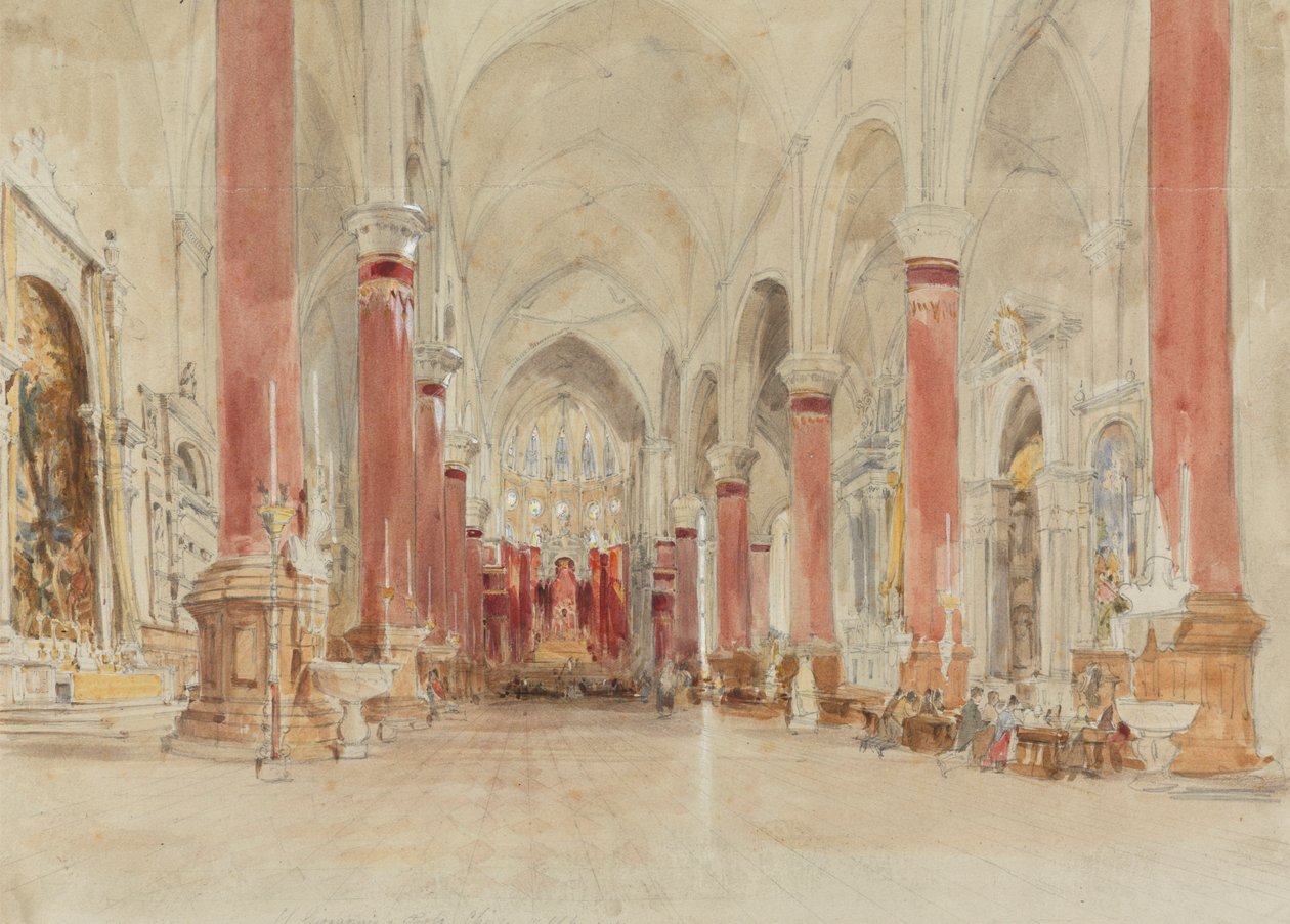 San Giovanni e Paolo Kilisesi'nin içi, Venedik by James Holland