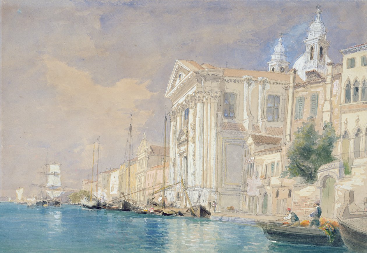 PD.61-1958 Gesuati Kilisesi, Venedik, 3 Eylül 1857 by James Holland