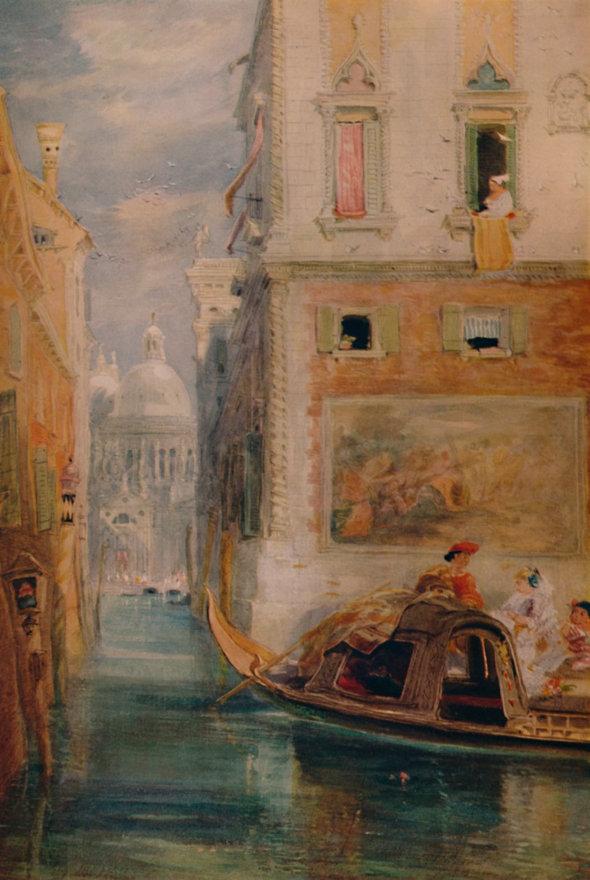 Gondol, Venedik, 1865, 1935 by James Holland