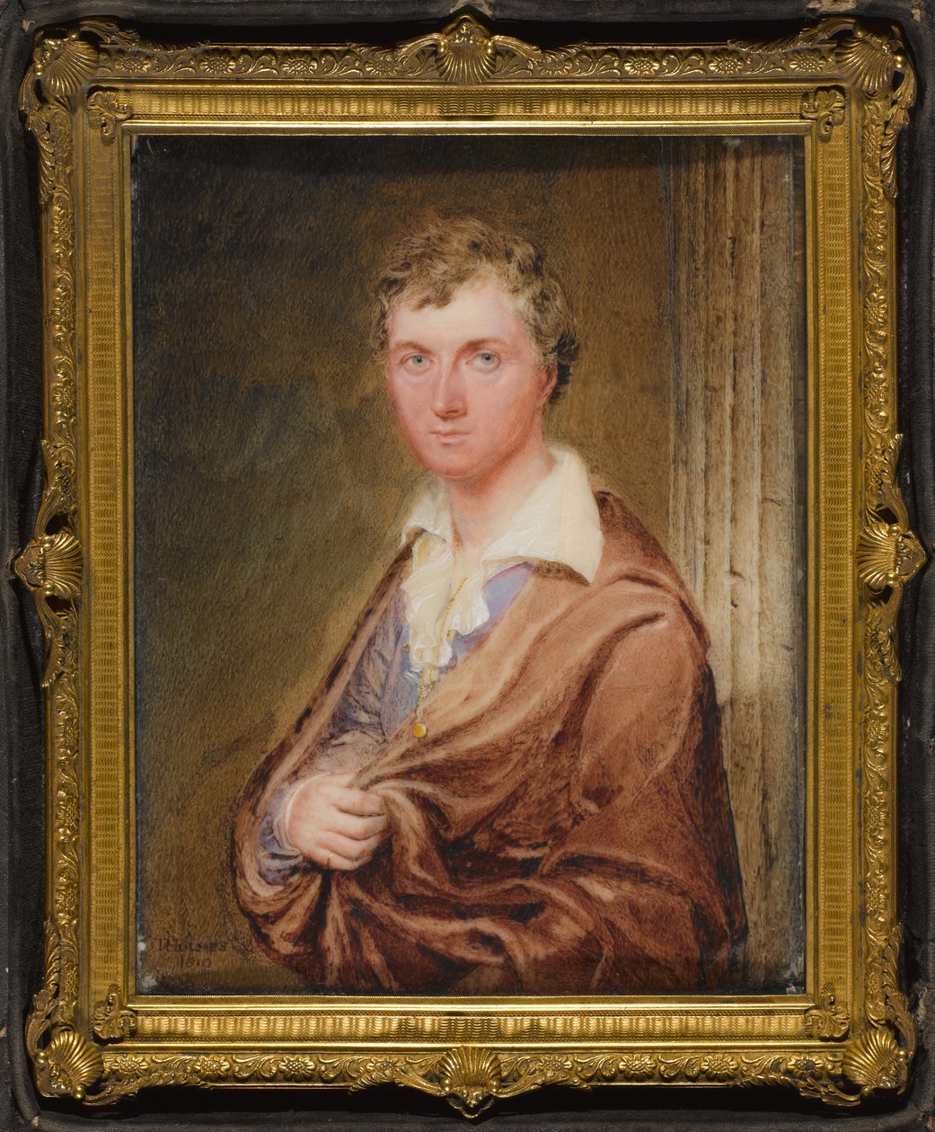 General Sir George Murray, sivil elbiseli, 1819 dolayları (fildişi üzerine minyatür) by James Holmes