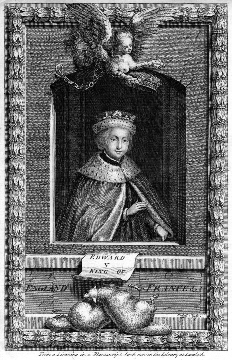 İngiltere Kralı V. Edward, 18. yüzyıl. by James Hulett
