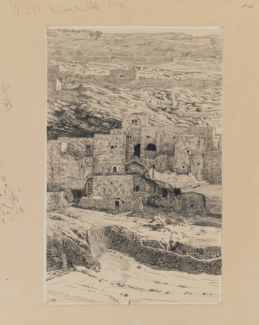 Siloam köyünün bir köşesi, Rabbimiz İsa Mesih
