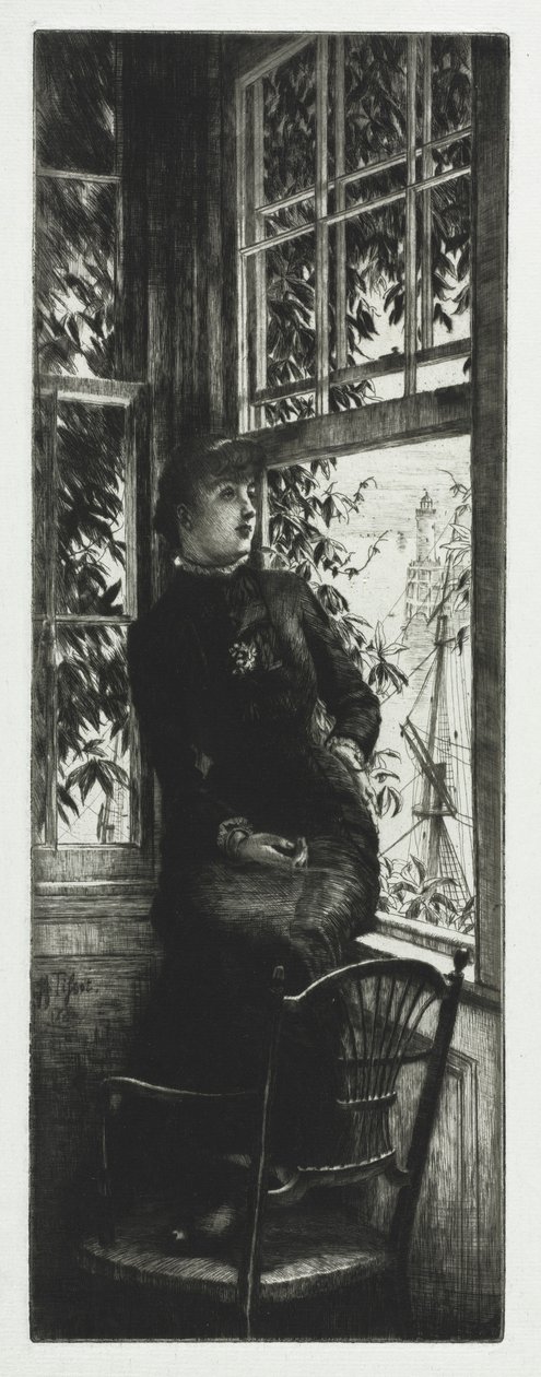 Sahilde, 1880. by James Jacques Joseph Tissot