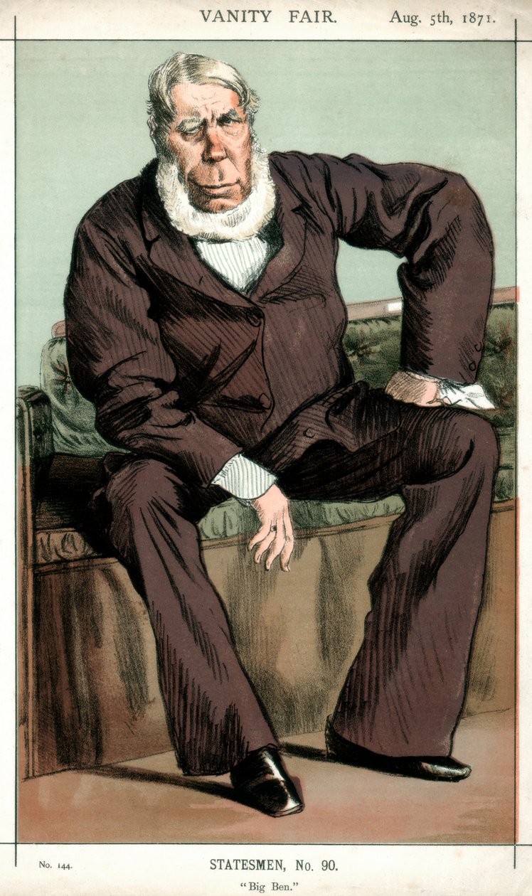 Big Ben George Bentinck, İngiliz politikacı, 1871. by James Jacques Joseph Tissot