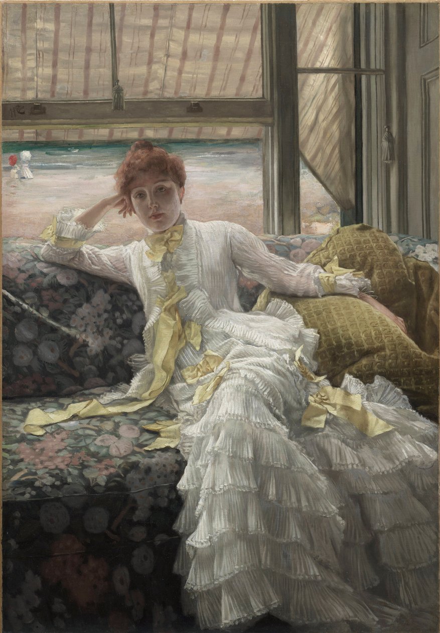 Deniz kenarı, Tissot, James Jacques Joseph (1836-1902) by James Jacques Joseph Tissot