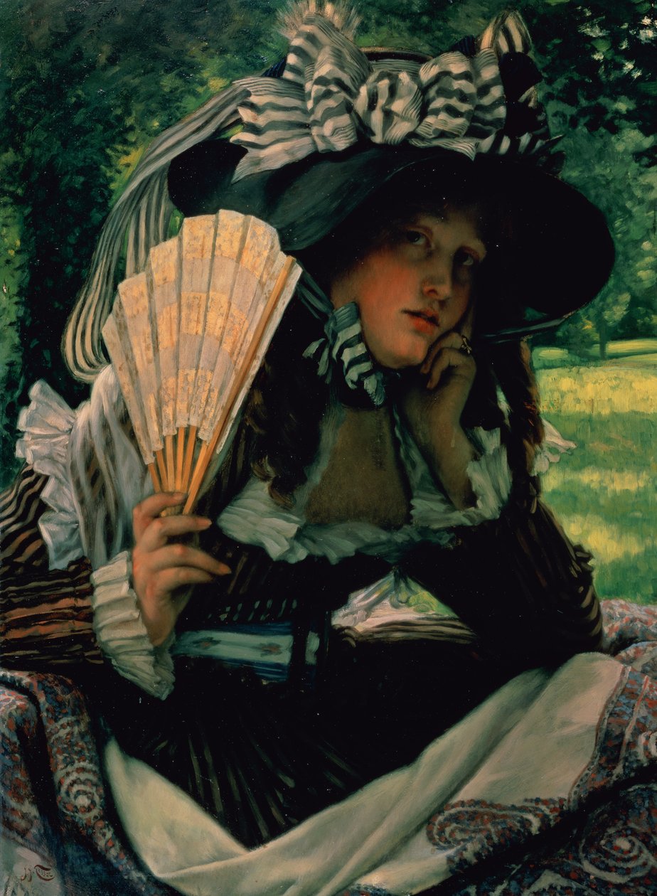 Hayranı olan kız by James Jacques Joseph Tissot