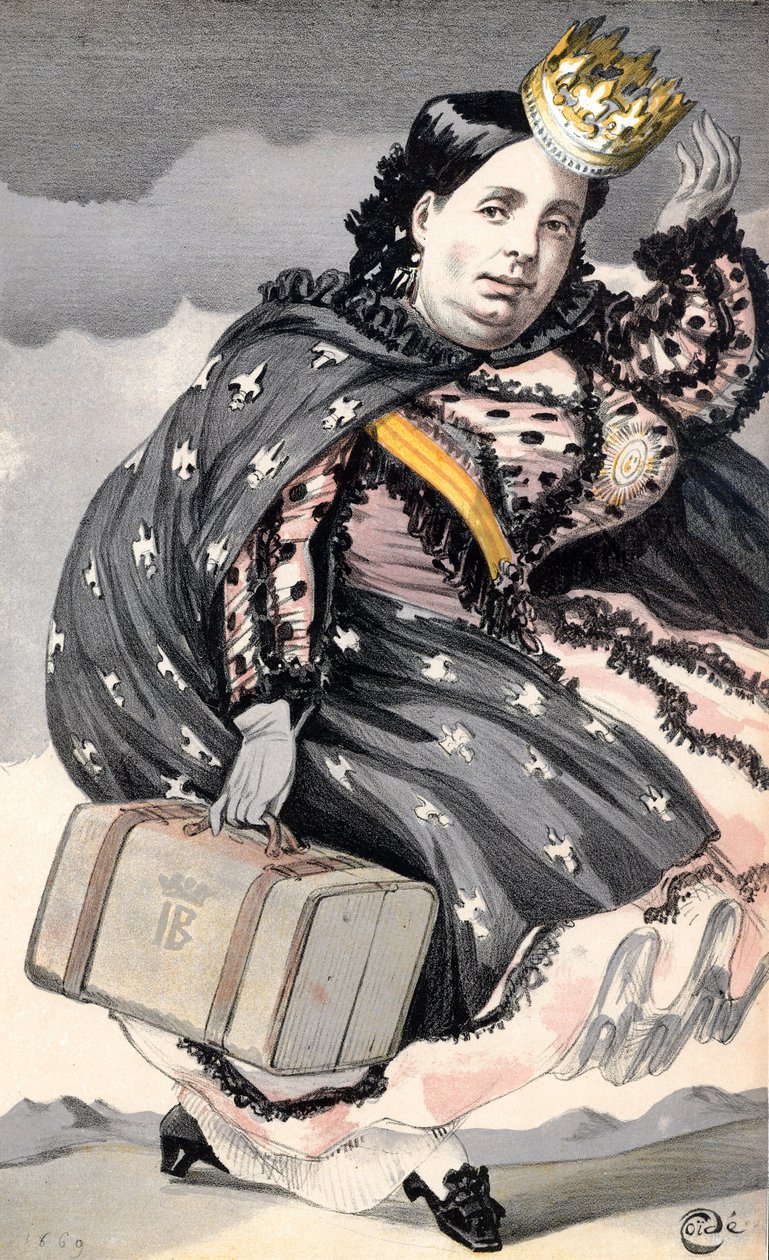 Isabella II (1830-1904) İspanya Kraliçesi (1833-1870) by James Jacques Joseph Tissot