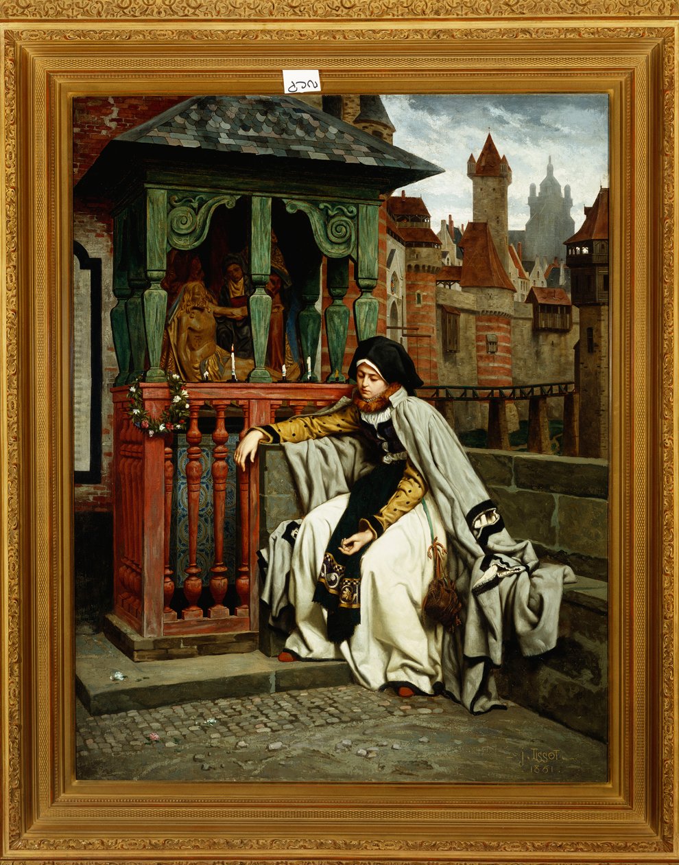 Surlarda Marguerite, 1861 by James Jacques Joseph Tissot