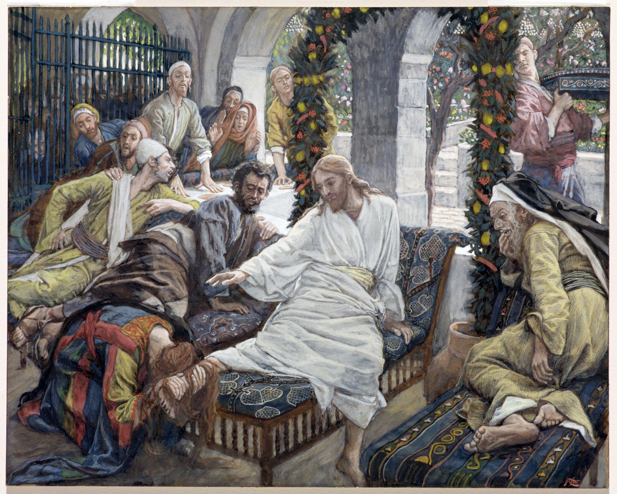Mary Magdalenes Çok Değerli Merhem Kutusu, İsa