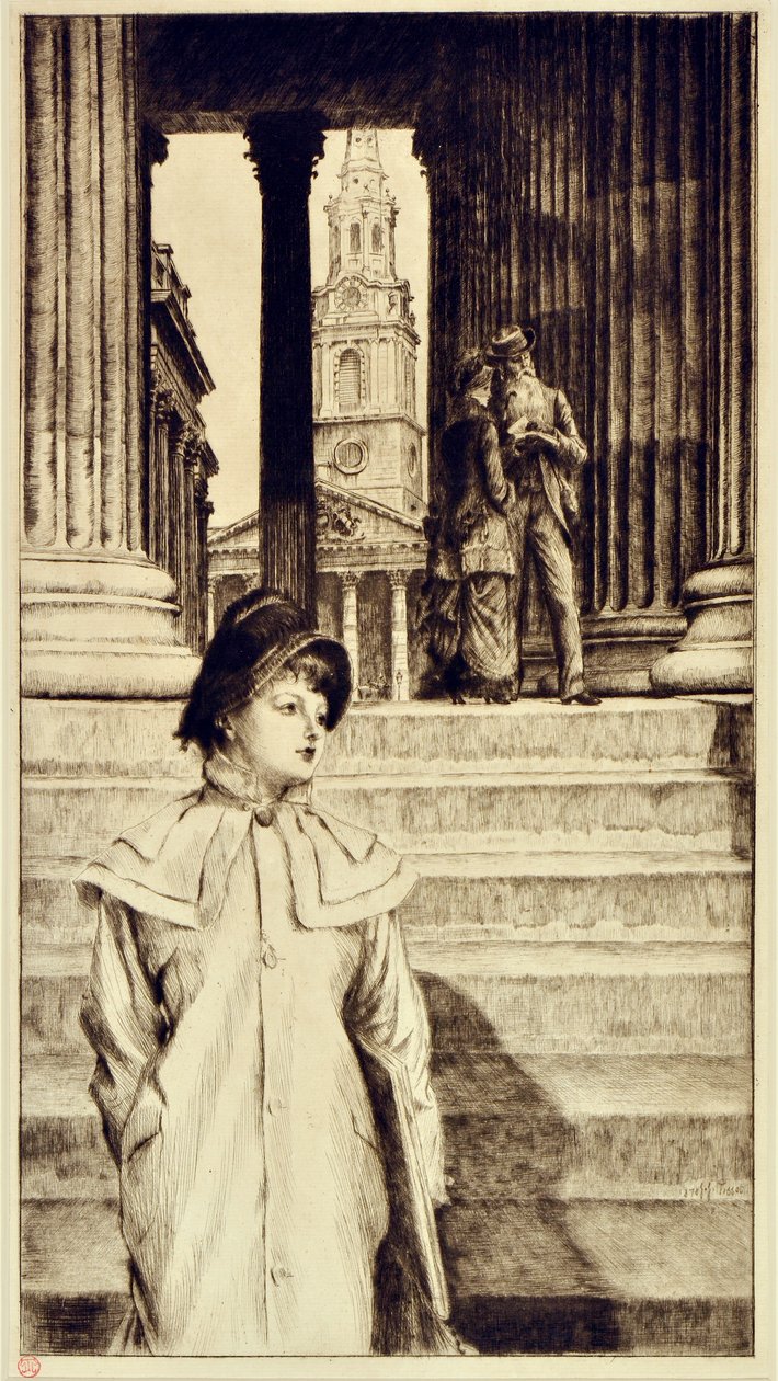 Ulusal Galeri Portiko, Londra by James Jacques Joseph Tissot