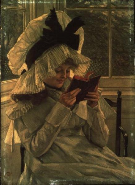 Kitap okumak by James Jacques Joseph Tissot