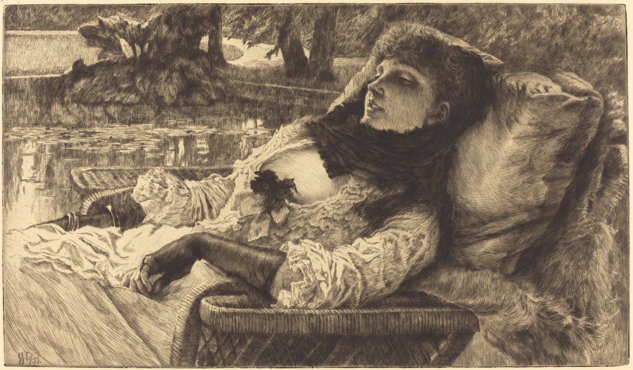 Yaz akşamı by James Jacques Joseph Tissot