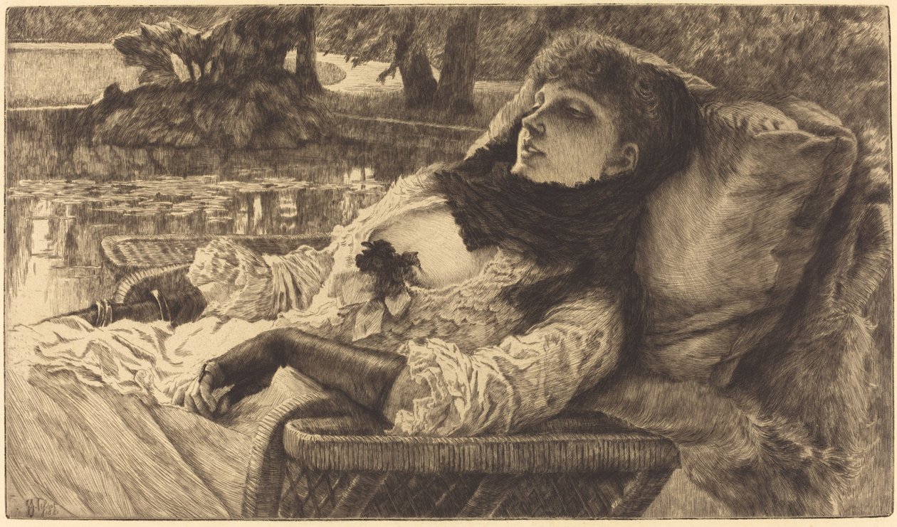 Yaz akşamı by James Jacques Joseph Tissot