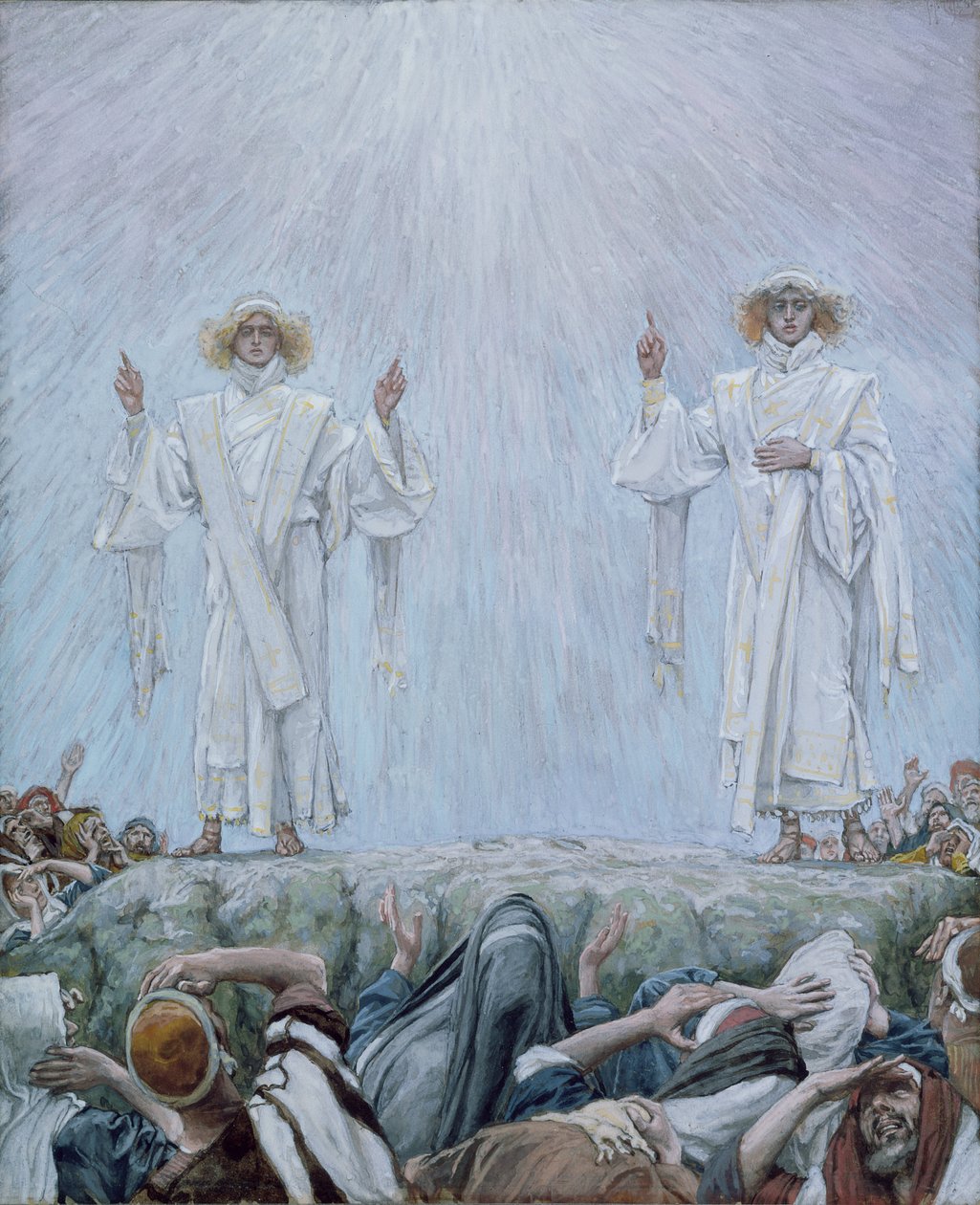 The Ascension, The Life of Christ için illüstrasyon, c.1884-96 (karton üzerine wc ve guaj boya) by James Jacques Joseph Tissot