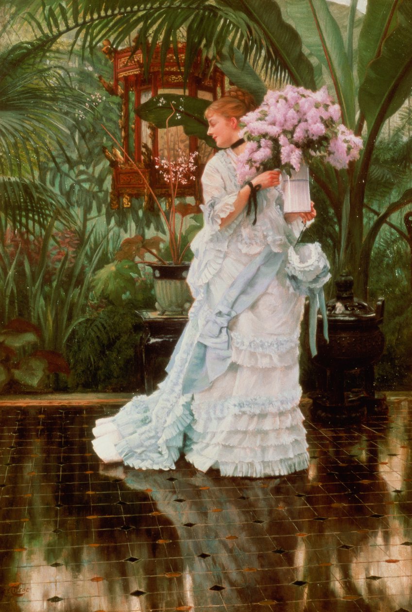 Leylak Demet, 1875 dolayları by James Jacques Joseph Tissot