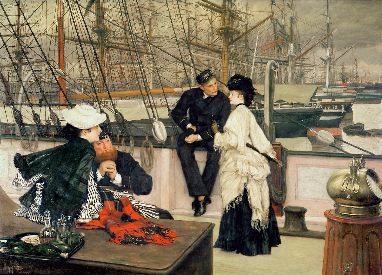 Kaptan ve Dost, 1873 by James Jacques Joseph Tissot