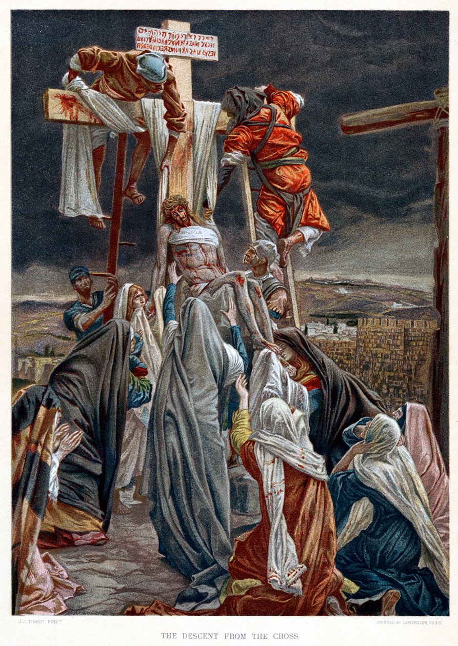 Haçtan İniş, c1890 by James Jacques Joseph Tissot