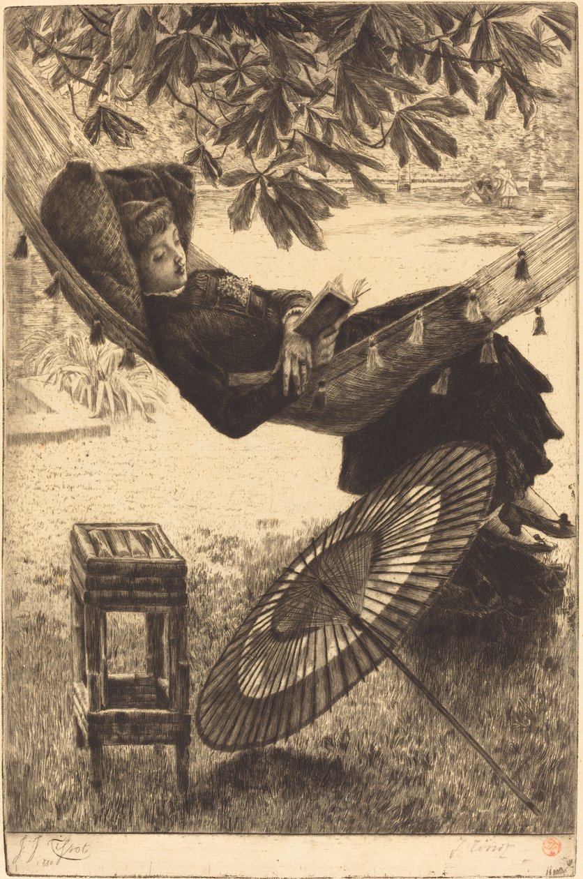 Hamak (Le hamac) by James Jacques Joseph Tissot