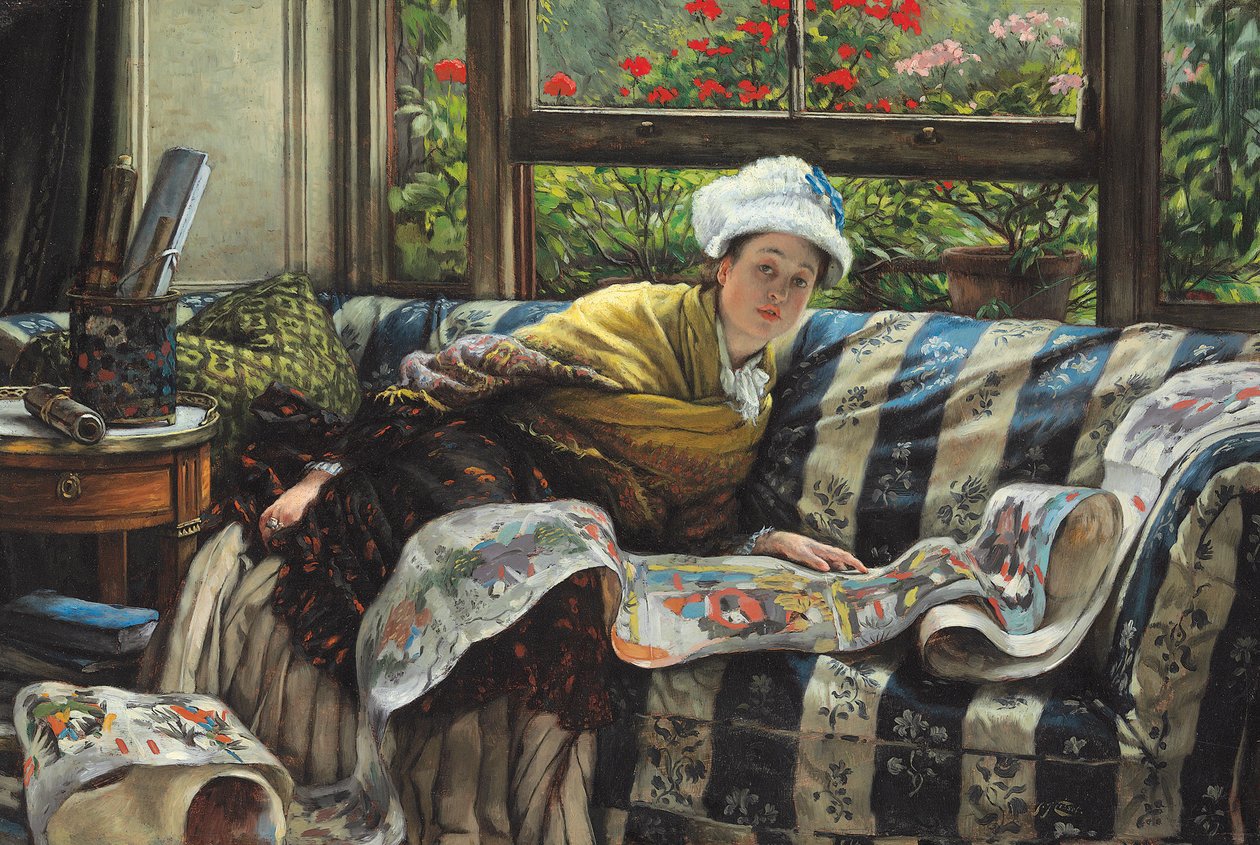 Japon Parşömeni by James Jacques Joseph Tissot