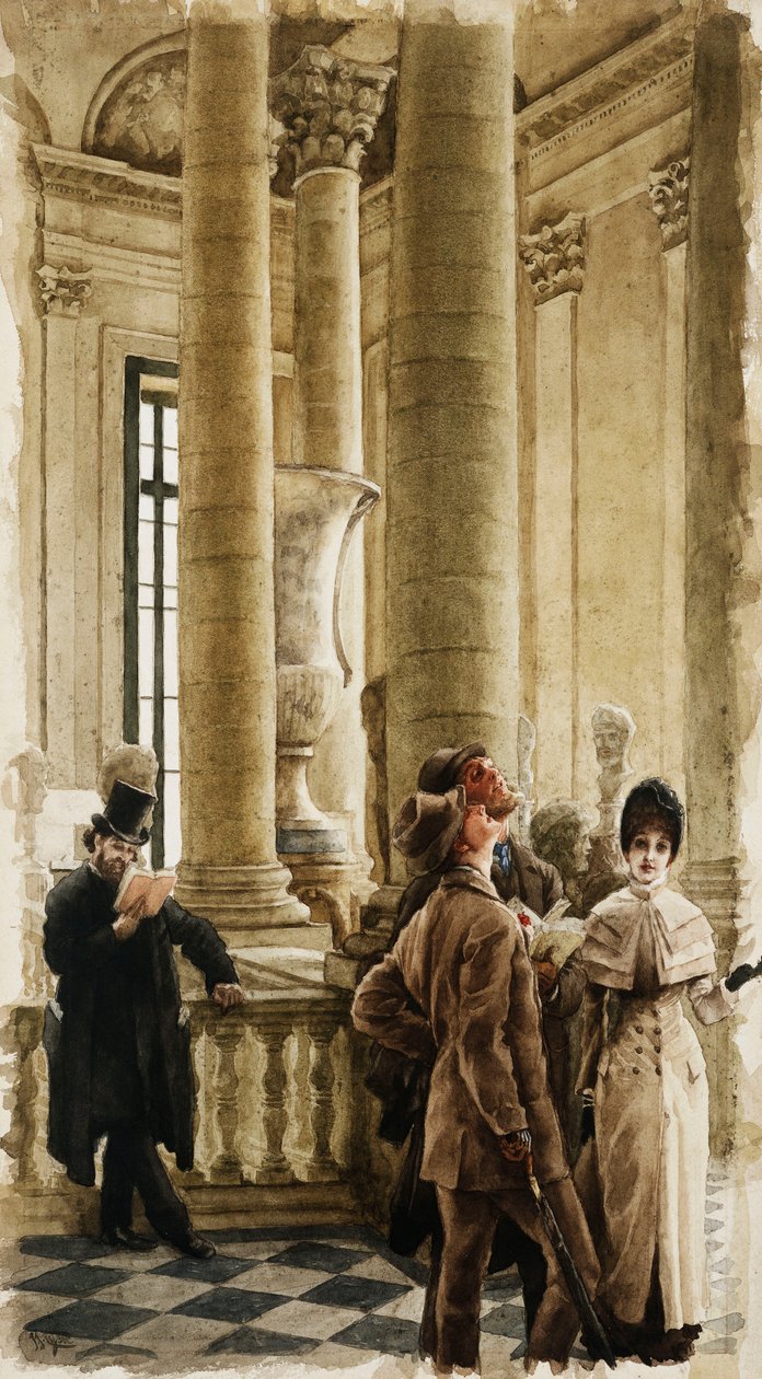 Louvre Müzesi by James Jacques Joseph Tissot