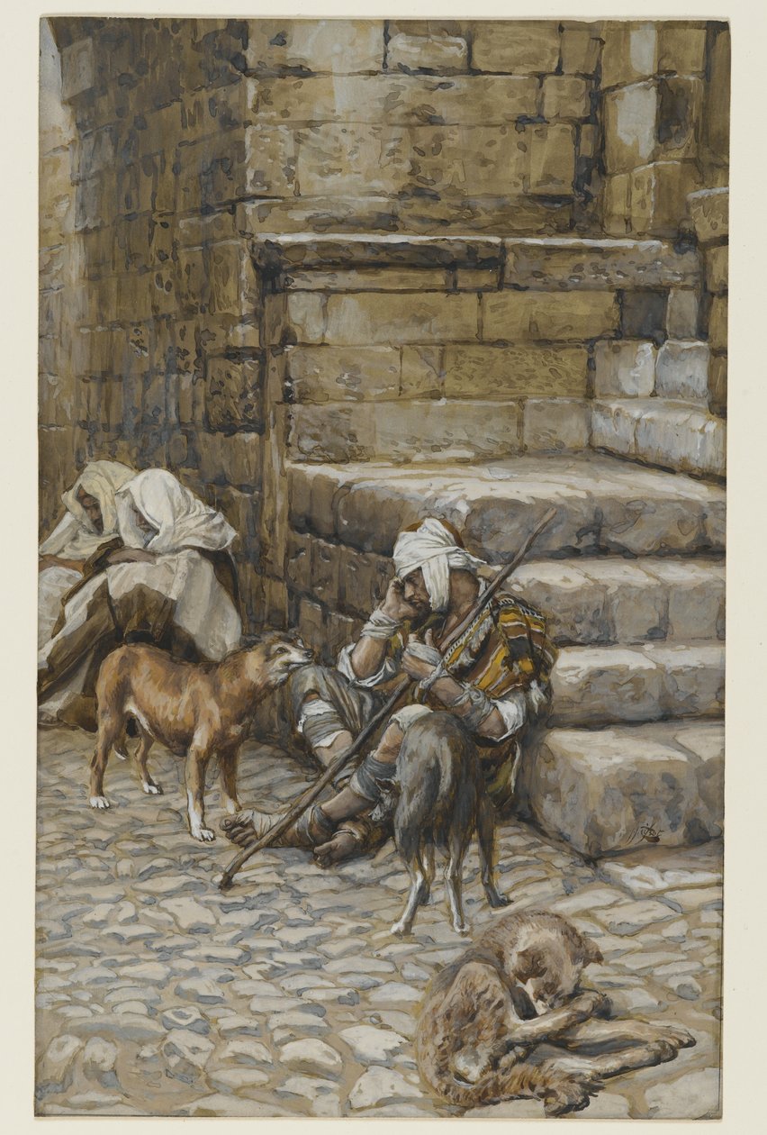 Zengin Adamın Kapısında Zavallı Lazarus, Rabbimiz İsa Mesih
